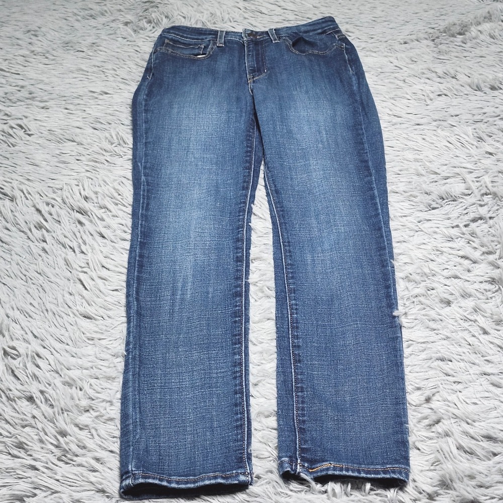 Levi Strauss 721 Jeans‎ Womens 27 27x29 High Rise Skinny Blue Denim Dark Wash